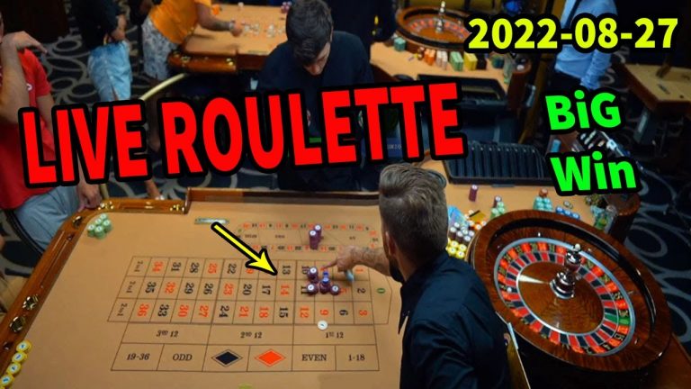 LIVE Table ROULETTE Night Friday Too Hot IN CASINO REAL 2022-08-27