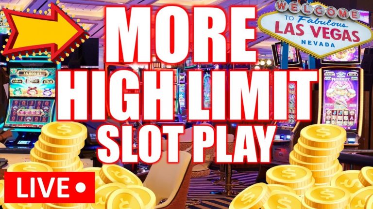 LIVE from LAS VEGAS! MORE THRILLING HIGH LIMIT SLOT PLAY! INCOMING HUGE BETS