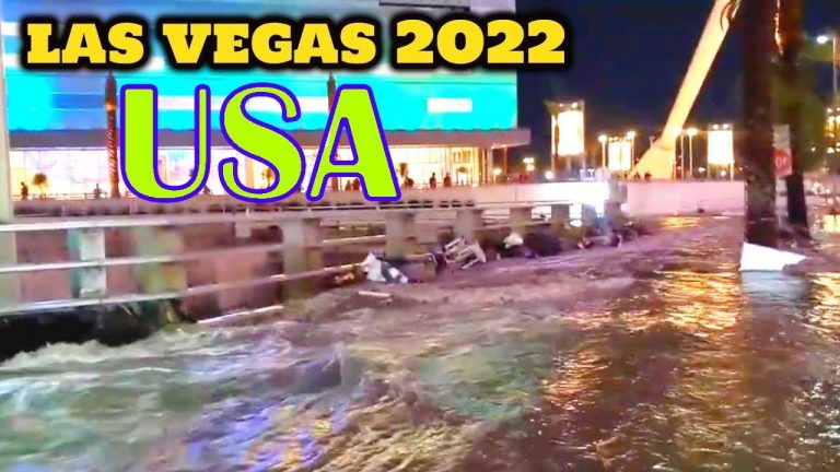 Las Vegas Flooding: Water falls into Casinos as the second heavy rainstorm in two weeks!