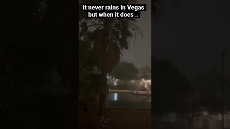 Las Vegas Rain: When It Does, It Pours