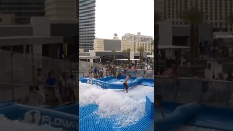 Las Vegas Surf Machine at Planet Hollywood Caesars Palace Resort Pool Deck FlowRider