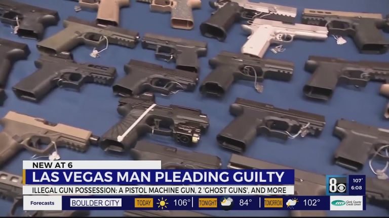 Las Vegas felon pleads guilty to possession of ‘ghost guns’