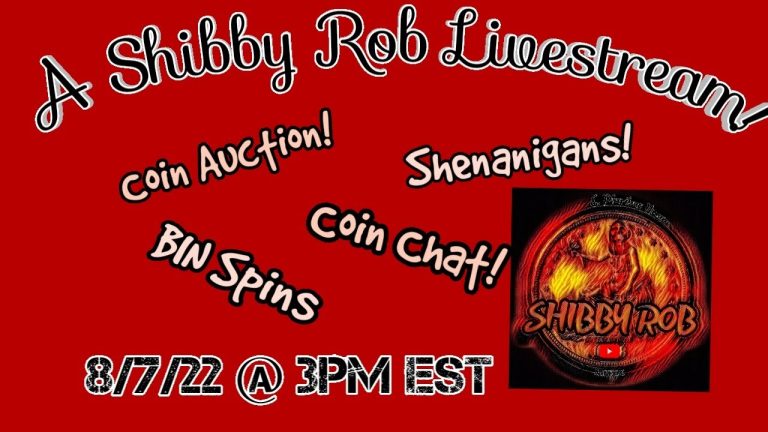 Live Auction & Coin Chat w/ Shibby Rob (Part 2)