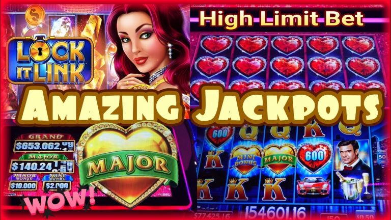 Look These Amazing Jackpots Won at The Casino with Lock it Link Slot | High Bet