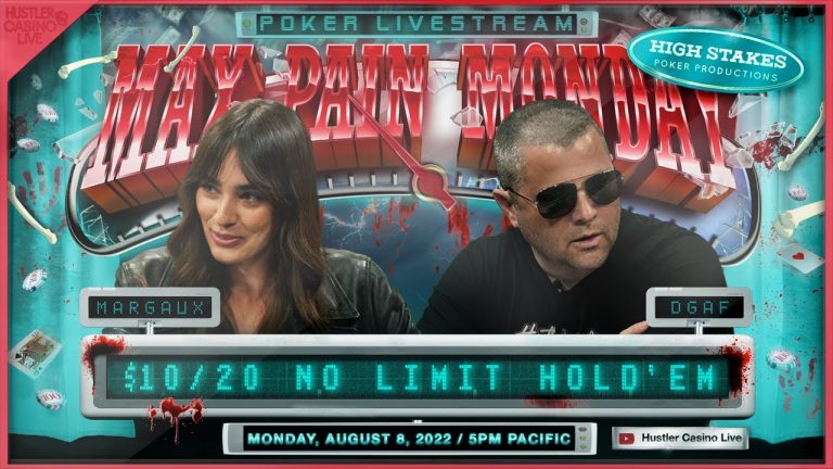 MAX PAIN MONDAY!! DGAF, Margaux Brooke & Faizal Play $10/20/40!! Commentary by RaverPoker