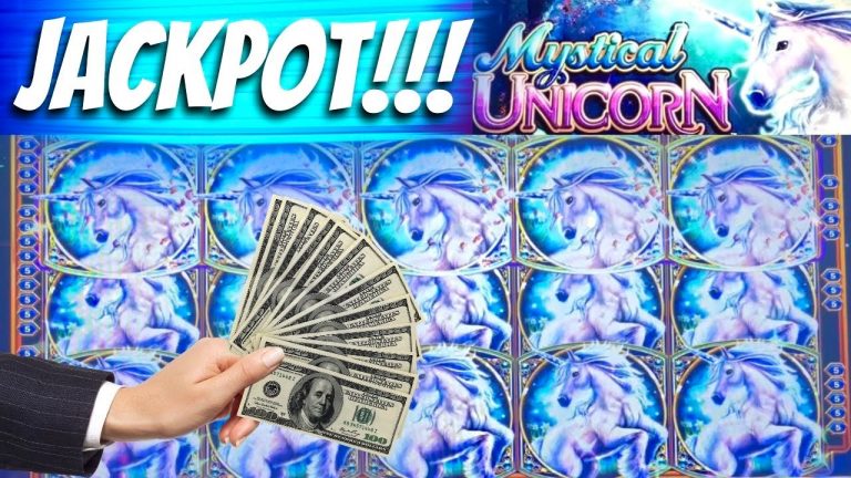 MYSTICAL UNICORN FULL SCREEN HIGH BET JACKPOT