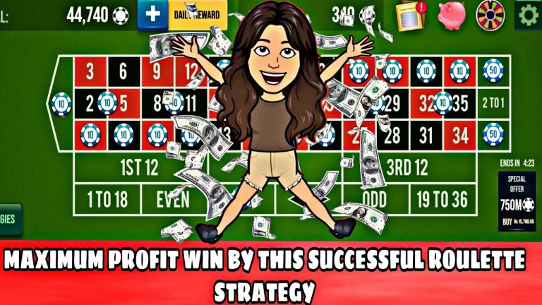 Maximum profit win by this successful roulette strategy