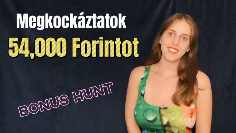 Megkockáztattam 54,000 Forintot – Bonus Hunt a Vulkan Vegas Casino oldalon