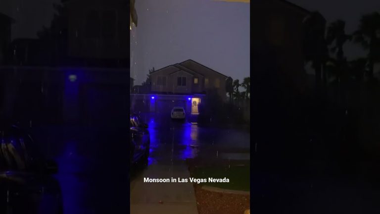 Monsoon in Las Vegas Nevada!