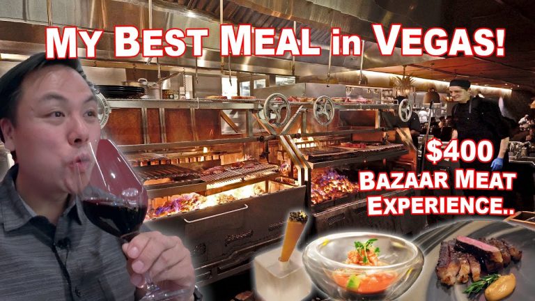 My Best Vegas Meal! Bazaar Meat’s $400 Experience