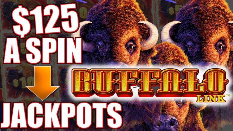 NONSTOP BUFFALO LINK JACKPOTS! HIGH LIMIT $125 SPINS