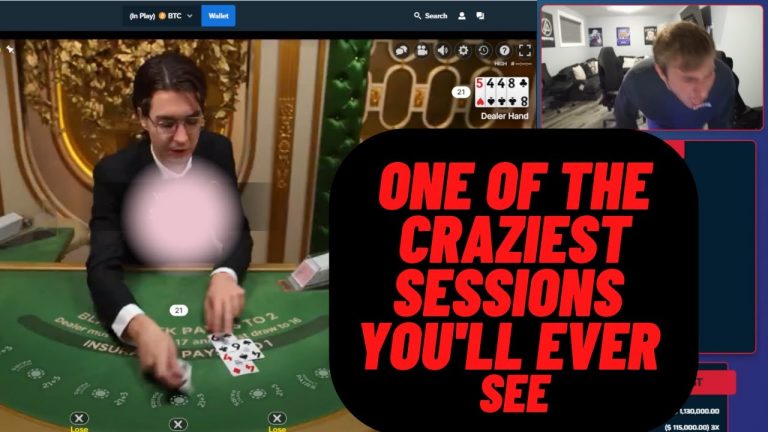 One Of The Wildest Blackjack Sessions You’ll Ever See In Your Life! Xposed On Stake