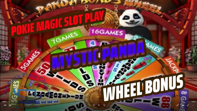 Pokie Magic Slot Play Mystic Panda Wheel Bonus