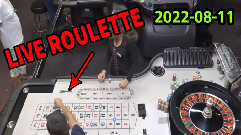 REAL LIVE ROULETTE IN CASINO Tbale Morning Exclusive 2022-08-11