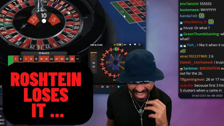 Roshtein’s Brain Is Going To Explode With These Type Of Spins! High Roller Roulette On Stake