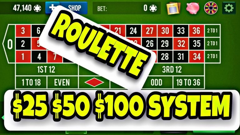 Roulette ( $25 $50 $100 ) System | Roulette Casino Big Win