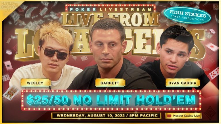 Ryan Garcia, Garrett & Wesley Play $25/50/100 w/ Ryusuke, Eli & Mike A – Commentary by DGAF