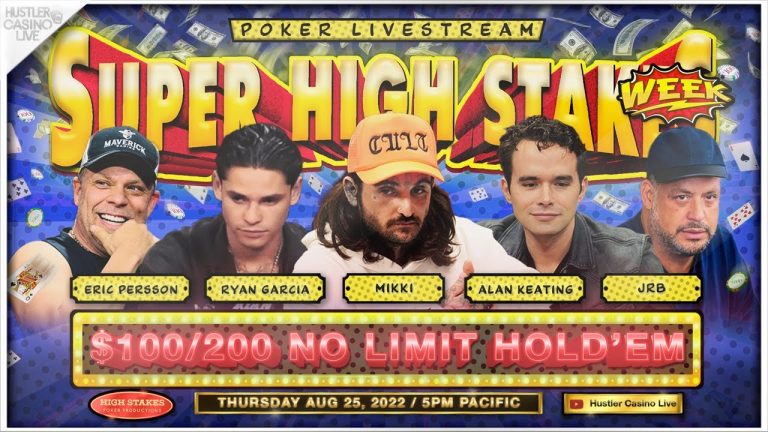 SUPER HIGH STAKES WEEK!! $100/200/400 w/ Mikki, Alan Keating, Ryan Garcia, Eric Persson, JRB, Wesley