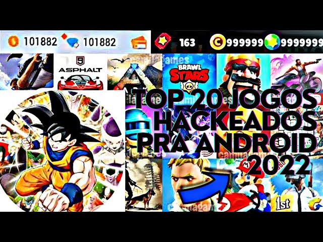 TOP 20 JOGOS HACKEADOS PRA ANDROID 2022