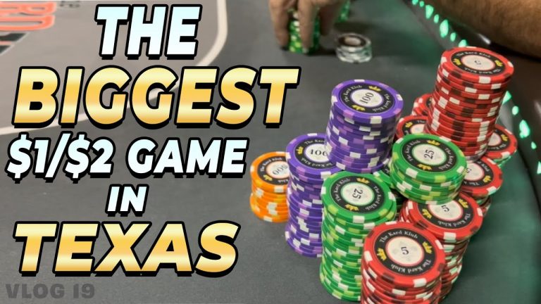 The BIGGEST $1/$2 Game in Texas! Poker Vlog 19