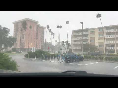 Thunderstorm Heavy Rain Strong Winds St. Petersburg Florida August 2022