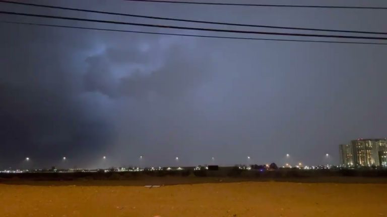 Thunderstorm in Las Vegas July 28, 2022