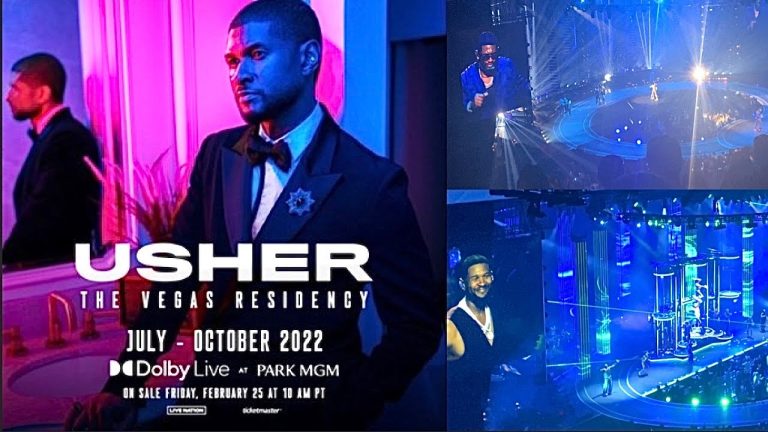 Usher Concert in Las Vegas | My Way 2022 | Park MGM | Dolby Live |