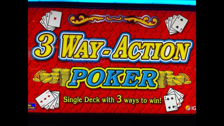 Video Poker: 3 Way-Action Poker Session