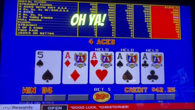 Video Poker: Double Double Bonus Poker Progressive Session