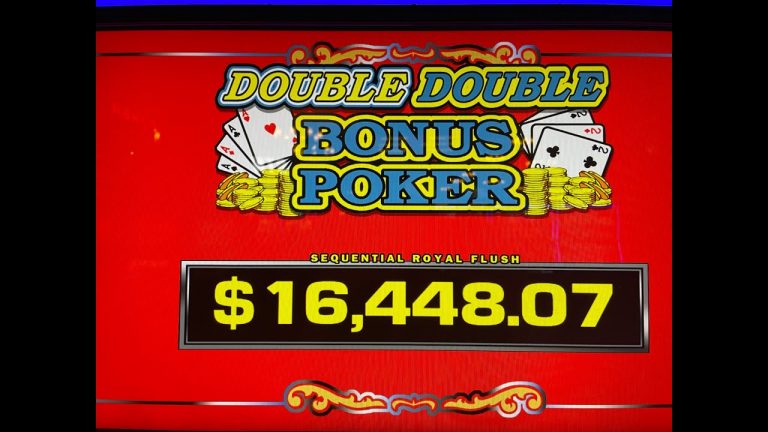 Video Poker: Double Double Bonus Poker Sequential Royal Session