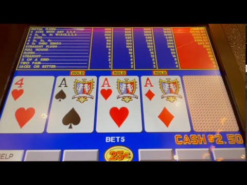 Video Poker: Triple Double Bonus Poker Progressive Play Session