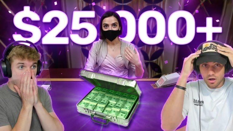 WE BROUGHT $25,000 TO THE BLACKJACK TABLE