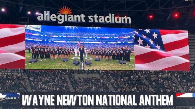 Wayne Newton Singing National Anthem – Las Vegas Raiders Preseason Game | Allegiant Stadium