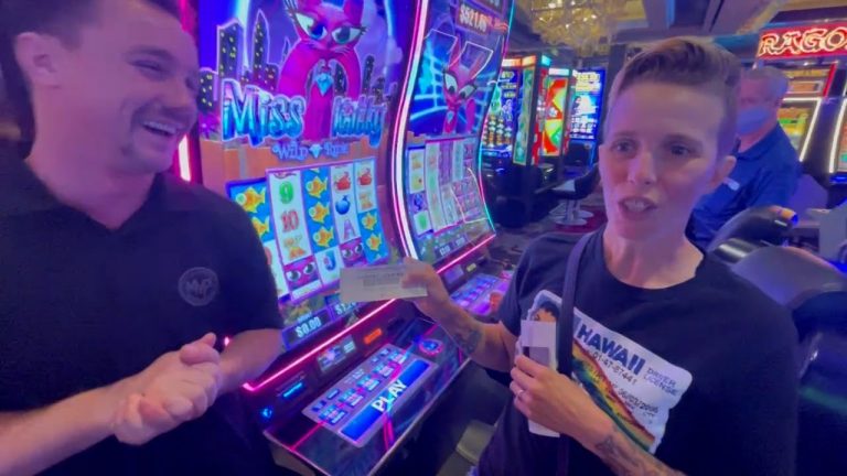 We Gave A Random Person Money To Play 5 Slots! Winner???