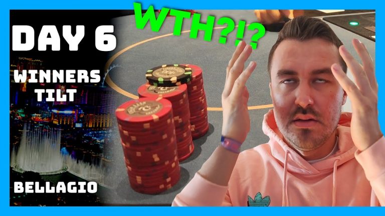 Yikes. Winner’s Tilt @ Bellagio | Las Vegas/WSOP Poker Vlog | Day 6