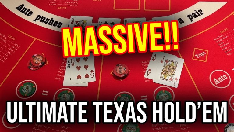 $1250 BETS!!! EPIC RUN!!! LIVE ULTIMATE TEXAS HOLDEM! Sept 20th 2022