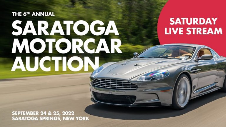 2022 Saratoga Motorcar Auction Day One (Sat) Live from the Saratoga Casino Hotel