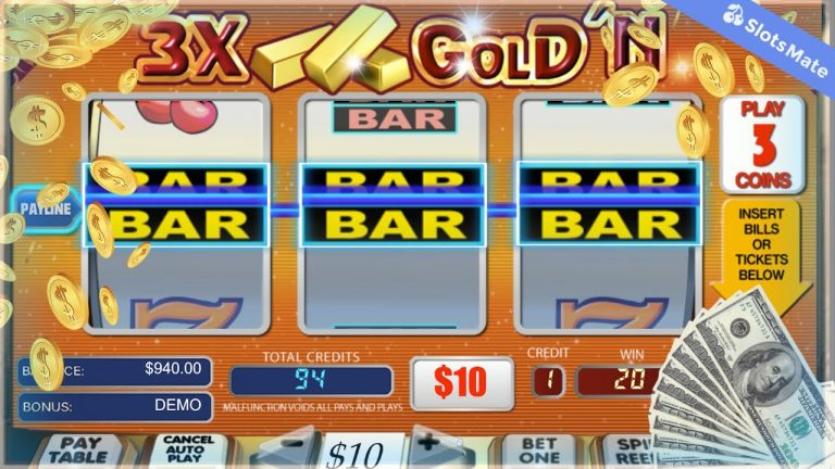 3x Gold’n Slot by WGS Gameplay (Desktop View)