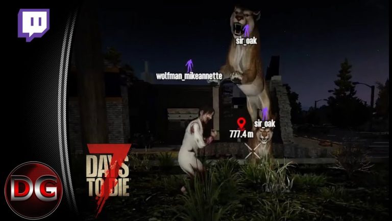 7 Days to Die – Stream Vs Streamer! – The night time assault – Twitch VoD!