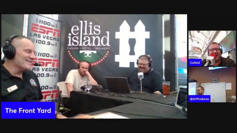 8/31 ESPN Las Vegas Cofield & Co. live from Ellis Island Casino in The Front Yard with Steve Cyr