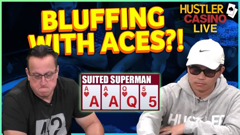 $9,450 POT BLUFF? – Live PLO Hand Breakdowns @Hustler Casino Live