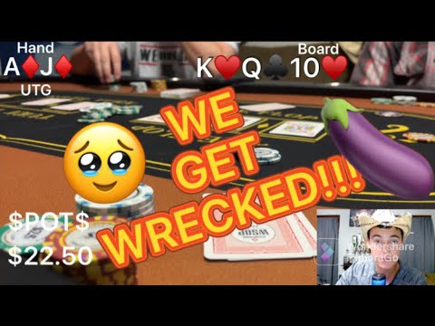 ALL IN and we get WRECKED!!! | Poker Vlog Episode #6