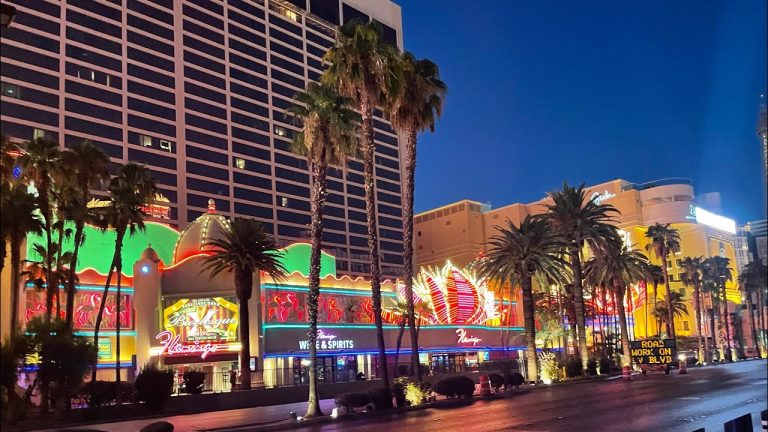 AN EARLY MORNING WALK ON THE LAS VEGAS STRIP