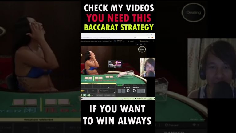 APPLYING MY BACCARAT STRATEGY TO ONLINE CASINO #shorts