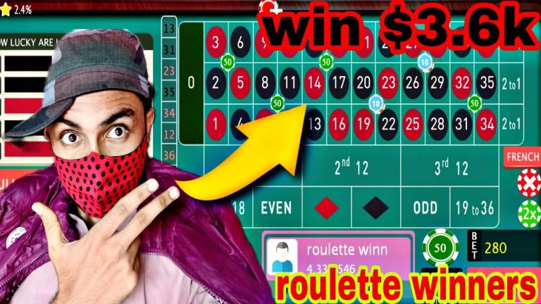 Amazing roulette system | roulette strategy | roulette machine every spin win