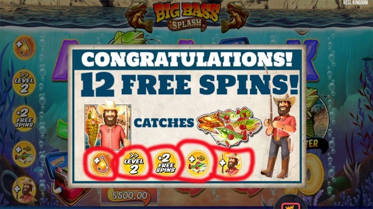 BIG BASS SPLASH – All 5 Functions Activated – BIG CASINO WINS – BONUS BUY CASINO SLOT GAME