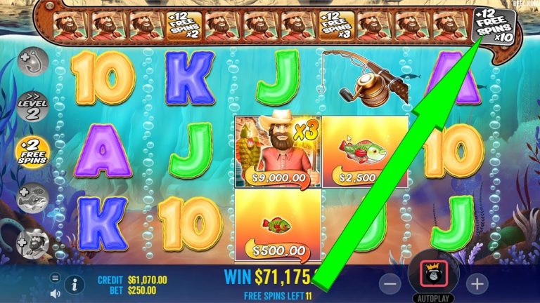 BIG BASS SPLASH – UNLUCKY MOMMENT – 11 FREE SPINS to GET 12 FREE SPINS X10 MULTIPLIER – CASINO SLOT