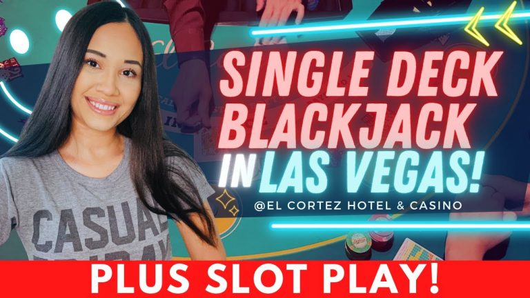 BLACKJACK IN LAS VEGAS PLUS SLOT PLAY! WILL THE SIDE BETS PAY TODAY?!