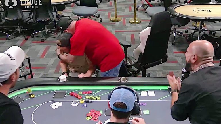 Best Poker Sportsmanship After Crazy Hands!