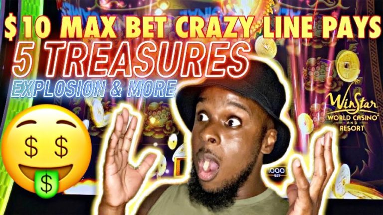 #CASINO I CAN’T BELIEVE THIS MAX BET LINE HIT PAID BIG!!!! #winstar #gambling #bonus #slots